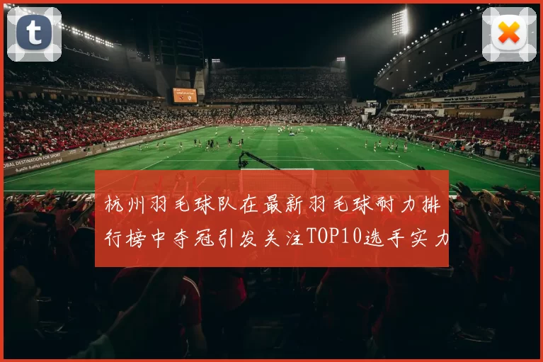 杭州羽毛球队在最新羽毛球耐力排行榜中夺冠引发关注TOP10选手实力解析